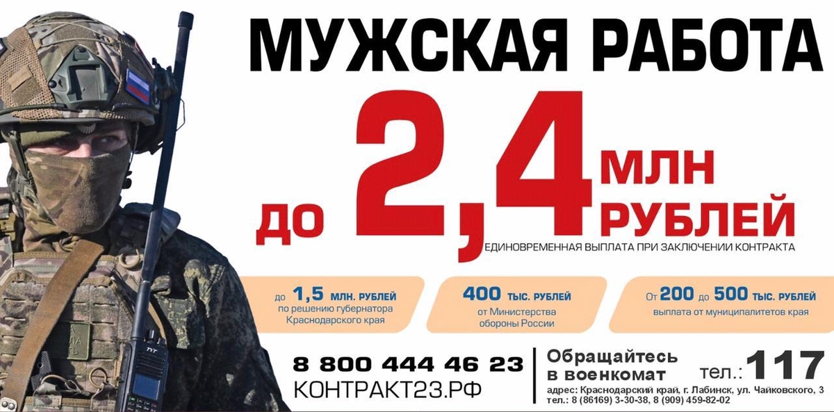 контракт Лабинск
